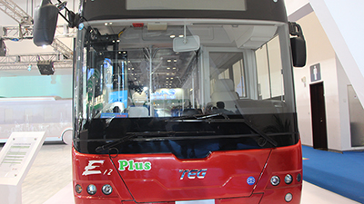 2015節能與新能源成果展 中國中車12米純電動客車